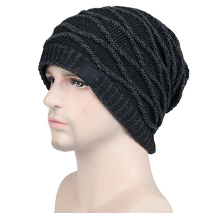Bes Selling Street Winter Wear Wool Blend Breathable <b>Waterproof</b> Jacquard Logo Customizable <b>Beanie</b> Caps - Product Image 1