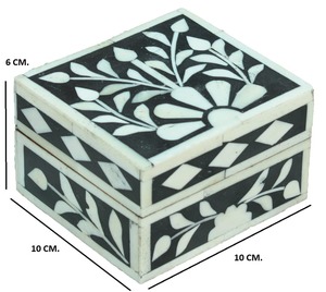 Caja de joyería con incrustaciones de madera de diseño personalizado de alta calidad caja decorativa con incrustaciones de hueso hechas a mano de estilo marroquí buena - Product Image 1