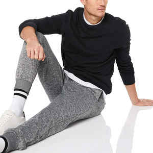 Pantalones de chándal de algodón de rizo francés para hombre personalizados al por mayor, pantalones de chándal de pierna recta ligeros, lavados con ácido, informales y con estampado de ajuste holgado vintage - Product Image 4