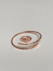 Brazalete de moda magnético con cruz cristiana de cobre puro ajustable sólido para hombres y mujeres brazalete Premium - Product Image 2