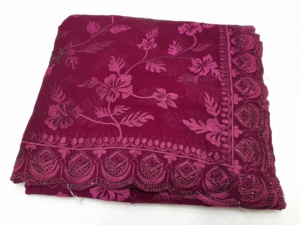 Hermoso Sari de Georgette con Trabajo de Pedrería Swarovski para Venta al por Mayor - Product Image 5