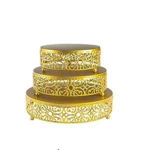 Support de gâteau en métal doré luxueux fini dans le luxe doré pour les fêtes d'anniversaire-Fournisseur et fabricant d'outils de gâteau - Product Image 6