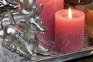 Sculpture de renne en argent moderne personnalisée Pièce maîtresse décorative faite à la main pour les vacances Figurine de Noël - Product Image 6