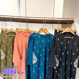 Conjunto de traje cosido de edición larga con bolsillos para mujer JODHA - Product Image 6