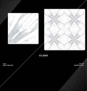 Porcelana pulida 600x600 Azulejos de pared y suelo Brillante Mate Bookmatch Tallado Serie de madera 3D Estilo de diseño costero - Product Image 2