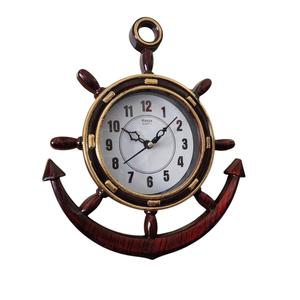 Décor de roue en bois et laiton nautique de meilleure qualité pour décor et accessoires de bureau de plage de bateau - Product Image 4