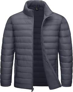 Veste d'extérieur vente en gros de vêtements à bulles d'hiver veste de fabricant de vêtements matelassés personnalisés pour hommes blouson d'aviateur - Product Image 5