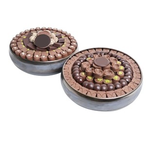Bol de service unique en acier inoxydable martelé avec finition argentée Fournitures d'hôtel Bol à dessert pour bonbons et chocolats Prix le plus bas - Product Image 3