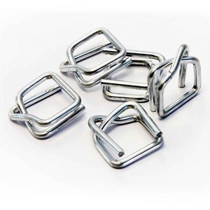 Galvanized Wire Closure <b>Clamp</b> 13mm TRANSPAK-Pack of 1000 - Product Image 1