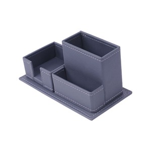 Ensemble de bureau en cuir PU et papier 3 en 1 Organisateur de bureau pour l'organisation et la commodité - Product Image 1