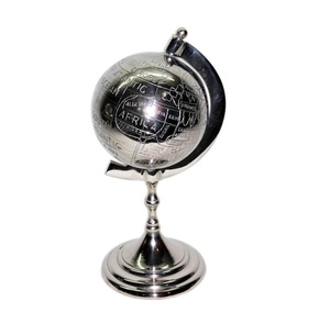Globe de haute qualité de luxe en aluminium artisanat Globes artisanat indien article maison cadeau décoratif article Antique Design bureau - Product Image 5