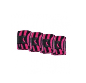 Premium Pink Zebra Polo Wrap Horse Bandage Set Horse Polo Wraps 240 GSM Thick Polar Fleece Bandage Set Diseños y colores surtidos - Product Image 2