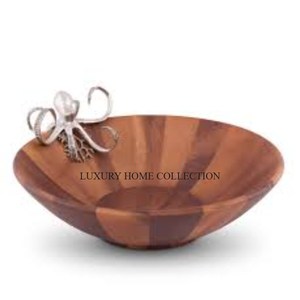 Bol en bois écologique fabriqué à partir de matériaux d'origine responsable parfait pour les options de cuisine et de salle à manger durables - Product Image 4