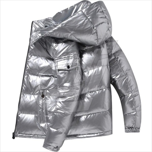 Breathable Customized Material Logo Men High Quality Puffer <b>Jacket</b> Men Down Puffer <b>Jacket</b> Black / red / <b>silver</b> Puffer <b>Jacket</b> - Product Image 4