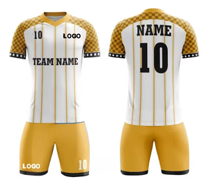 เสื้อเจอร์ซีย์ใส่เล่นฟุตบอลสำหรับผู้ชายเสื้อกีฬาสีพื้นแห้งเร็วระบายอากาศได้ดี - Product Image 1