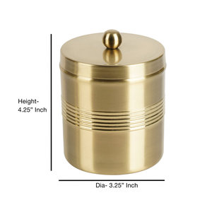 Vente en gros de fond en métal plaqué laiton de haute qualité durable parfait pour le stockage des aliments organisateur de cuisine stockage Masala d'Inde - Product Image 2