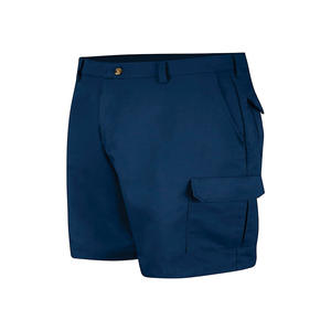 New Men's Casual <b>Cargo</b> Sports <b>Shorts</b> High Street Style Solid Pattern <b>Elastic</b> <b>Waist</b> Closure Multi-Pocket Anti-Wrinkle Feature - Product Image 4