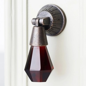 Wholesale Handmade High Quality Champagne Octagon Glass Single Hole Pulls Drawers Door Kitchen Cabinets <b>Accessories</b> 2.54 cm - Product Image 1