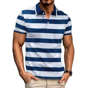 เสื้อโปโลผู้ชายคุณภาพสูง ไซส์ใหญ่พิเศษ ผลิตจากผ้าฝ้ายอย่างดี สวมใส่สบาย ออกแบบได้ตามต้องการ เหมาะสำหรับเล่นกอล์ฟ เสื้อยืดโปโลผู้ชาย - Product Image 1