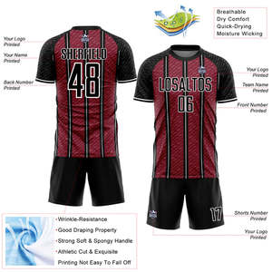 Proveedor de uniformes de fútbol auténticos al por mayor, kits de equipo de secado rápido, duraderos y transpirables, diseñados para academias, escuelas de fútbol - Product Image 2
