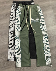 Chándales de gran tamaño de algodón OEM 100% para hombres, ropa de calle de peso pesado, chándales de hombres y mujeres - Product Image 4