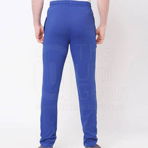 Pantalon décontracté pour homme en coton 100% léger de haute qualité, respirant, écologique, séchage rapide, avec cordon de serrage, coupe droite et incurvée - Product Image 3