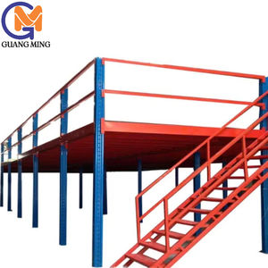 Industrial <b>Steel</b> Platform Mezzanine Floor 500kg/1000kg Capacity for Warehouse Storage Stacking Racks & Shelves - Product Image 3