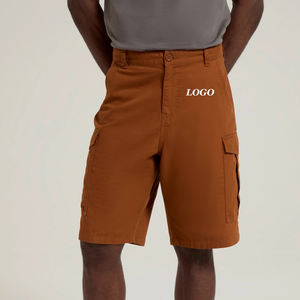 Pantalones Cortos Cargo de Algodón Twill para Hombre de Alta Calidad con Múltiples Bolsillos, Ropa Casual y Elegante, Pantalones Cortos Transpirables de Moda, Precio al por Mayor - Product Image 1