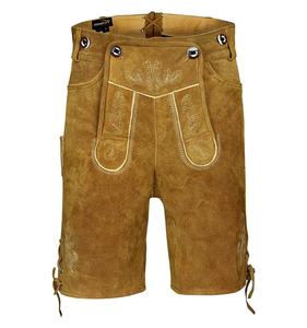 Custom Trachten Lederhosen/Trachten Bavarian Pants Custom Lederhosen Real Leather Short Lederhose para hombres 2025 - Product Image 4