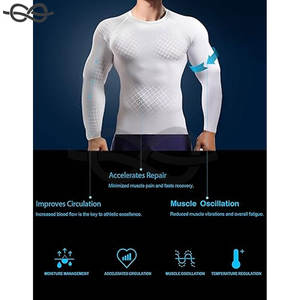 Maillot de corps athlétique à manches longues et courtes pour hommes Performance Gear T Shirt Sports Surf Natation Activités de plein air - Product Image 2