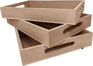 Bandeja de Madera de Diseño de Lujo, Fabricada con CNC, con Compartimentos Divididos para Frutos Secos, Dulces y Frutas Secas, Apta para Lavavajillas, para la Sala de Estar - Product Image 2