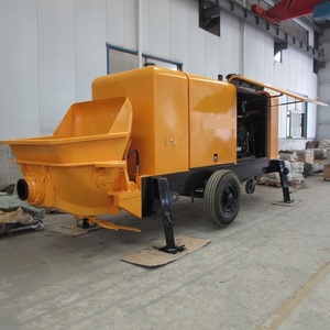 Pompe à béton diesel mobile de bonne qualité, prix d'usine en Chine, prix de la pompe à béton sur remorque - Product Image 6