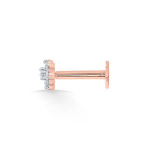 Stainless Steel Children's <b>Nose</b> <b>Ring</b> with Crystal Ball-Zircon <b>Nose</b> Piercing Jewelry - Product Image 4