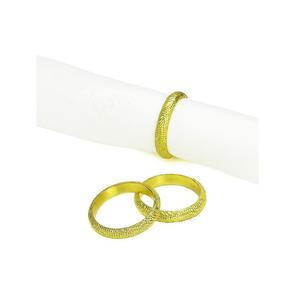 Anillos de servilleta de metal contemporáneos diseñados para elevar la estética de la mesa de comedor con una elegancia moderna, acabado duradero y refinado. - Product Image 5