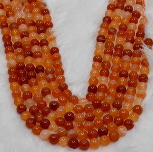 Anshul Impex - Cuentas Redondas de Cornalina de 8 mm, Cristal Natural Curativo al por Mayor para la Fabricación de Joyas - Product Image 2