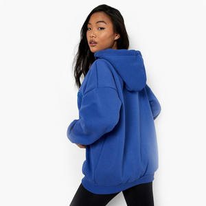 Sweat-shirts à capuche d'hiver pour femmes, entièrement personnalisés, fabriqués en usine, couleur personnalisée, en molleton français de haute qualité, grandes tailles, 100% coton - Product Image 2