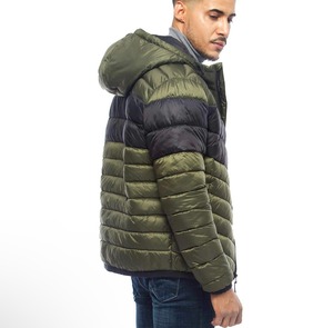 แจ็กเก็ตแบบระบายอากาศและกันลมสีพื้นเสื้อแจ็คเก็ตขนเป็ดแขนปกติไนลอนโพลีเอสเตอร์แท้สำหรับฤดูหนาว - Product Image 6