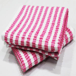 Serviette de cuisine en coton de nouvelle conception pour une utilisation en cuisine, serviettes de cuisine en tissu éponge rayé tendance teint en fil, provenant d'Inde - Product Image 5