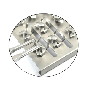 Juego de abrazaderas de presa de goma Abrazaderas de presa de goma endodónticas Instrumentos dentales Juego de abrazaderas ENDO con placa 31 piezas Instrumentos quirúrgicos - Product Image 1