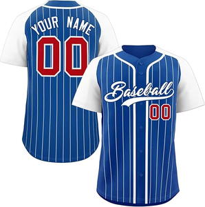 Venta al por mayor uniforme de béisbol en Blanco clásico de malla transpirable digital caliente impreso personalizado Unisex deportes negro bordado Jersey conjuntos - Product Image 2