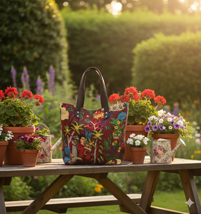 Fait à la main grand Vintage mode Boho Farida Kahlo femmes coton tissu imperméable épaule sac fourre-tout multicolore Shopping - Product Image 2