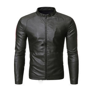 Diseñe su propio estilo Chaqueta de cuero de piel de oveja con logotipo personalizado ecológico impermeable de invierno de alta calidad - Product Image 1