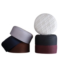 ¡Novedad de 2025! Sombrero Kufi de oración musulmana con logotipo personalizado de nuevo estilo, productos de tendencia superior, sombreros islámicos, gorras de oración de Ramadán