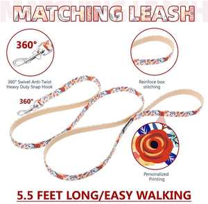 Luxury Heavy Duty <b>Dog</b> <b>Harness</b> Leash Collar Set <b>Adjustable</b> No Pull Durable Nylon PU Wholesaler Offers Customizable Luxury Pets - Product Image 5