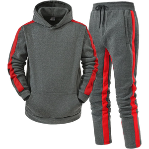 Sudadera con capucha para hombre Chándales Otoño Invierno Conjuntos de dos piezas Sudaderas con capucha y pantalones de gran tamaño para hombre - Product Image 2