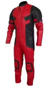 ชุดแข่งมอเตอร์ไซค์ทุกเพศหนังวัวแท้ขนาดพลัสไซส์สำหรับทีมนักขี่จักรยาน - Product Image 6