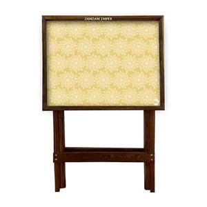 2025 Recién llegado Mesa auxiliar plegable Precio de fábrica Venta al por mayor Mango Madera Impresión digital Muebles para el hogar - Product Image 2