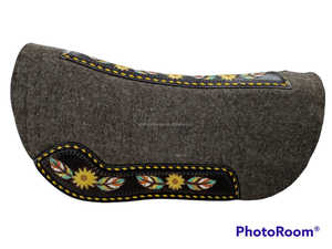 Almohadilla de fieltro de lana Para Caballo ecuestre, sillín occidental, almohadillas para SILLÍN de cuero genuino, cuero indio, el mejor precio al por mayor - Product Image 5