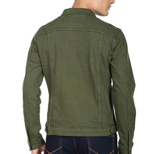 Veste en jean classique blanche pour homme, taille plus, respirante, écologique, tendance automne, personnalisable, veste en jean à boutons - Product Image 5