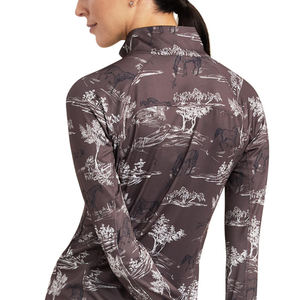 SGL personnalisé équitation vêtements d'entraînement coupe ajustée fermeture éclair complète séchage rapide femmes chemise à manches longues vêtements équestres - Product Image 3